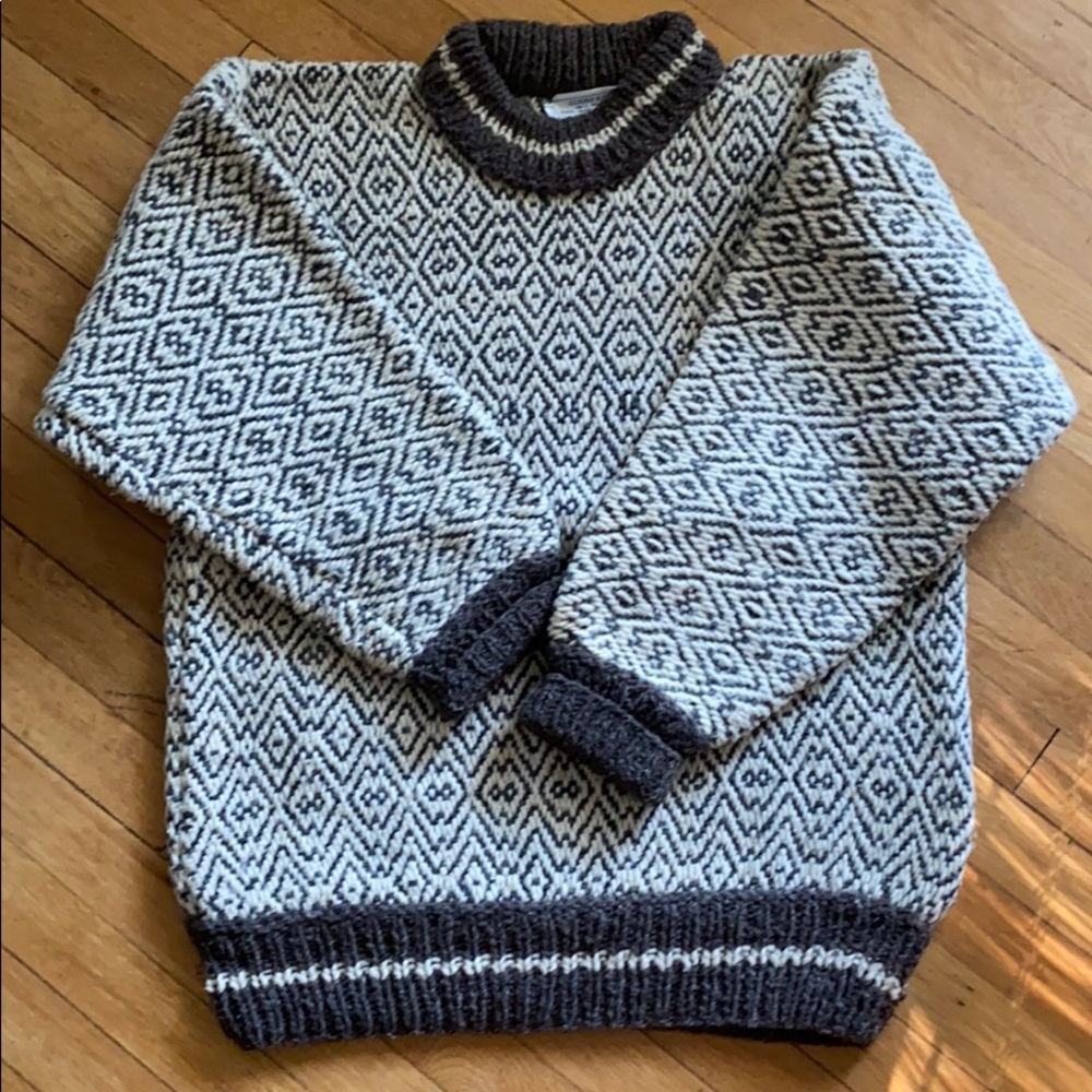 Hand made wool sweater